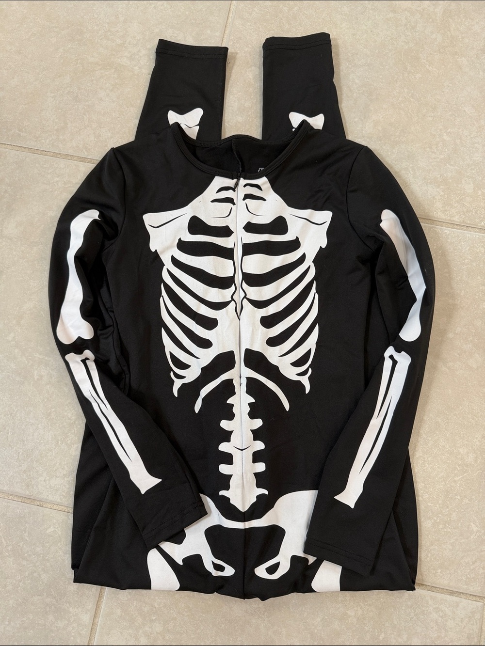 Tipsy Elves Black and White womens Skeleton Jumpsuit
